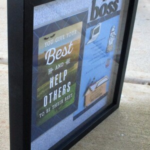 Happy Boss Day, 1 Boss Gift, Boss of the Year Award, Its the Journey not Destination, Gift for Boss, Boss Gift, Office Wall Decor, image 9