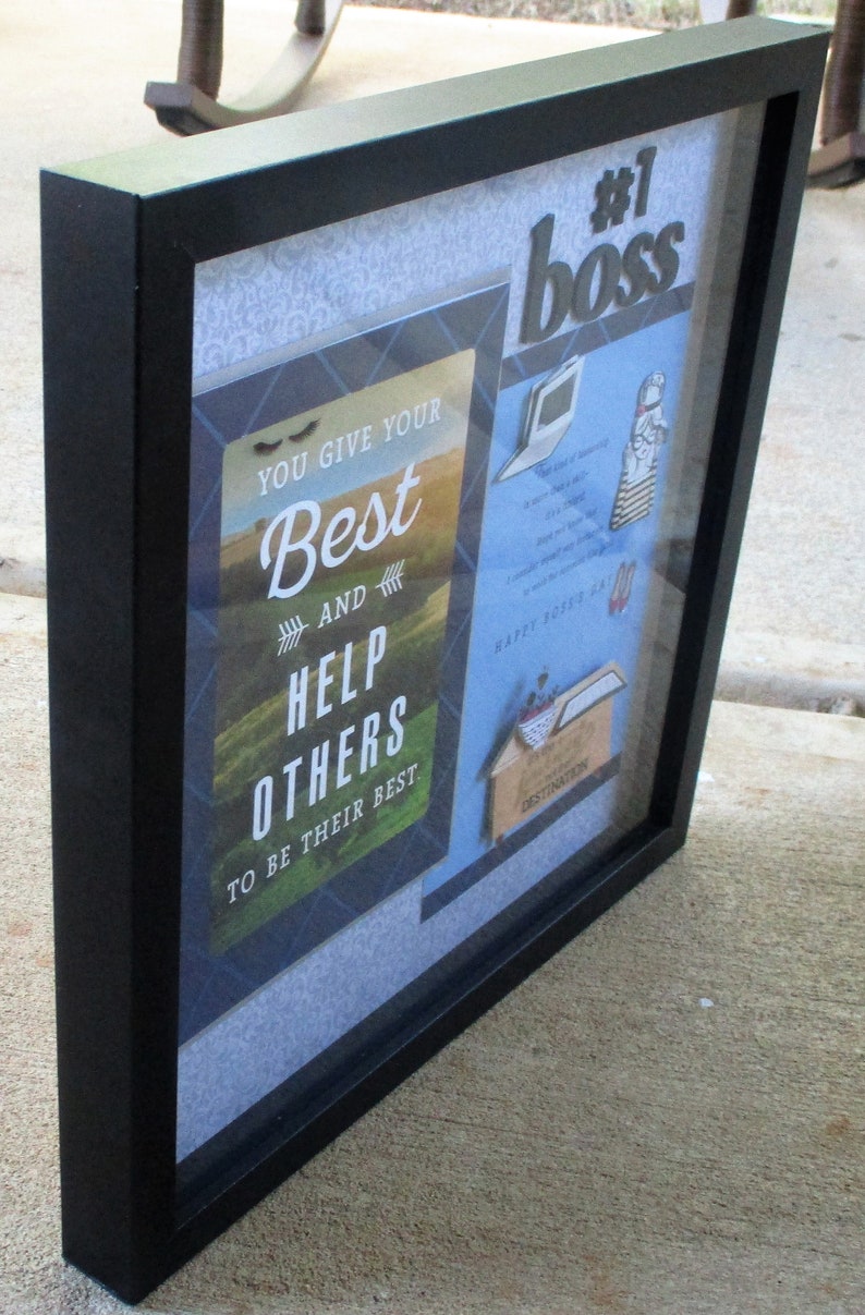 Happy Boss Day, 1 Boss Gift, Boss of the Year Award, Its the Journey not Destination, Gift for Boss, Boss Gift, Office Wall Decor, image 9