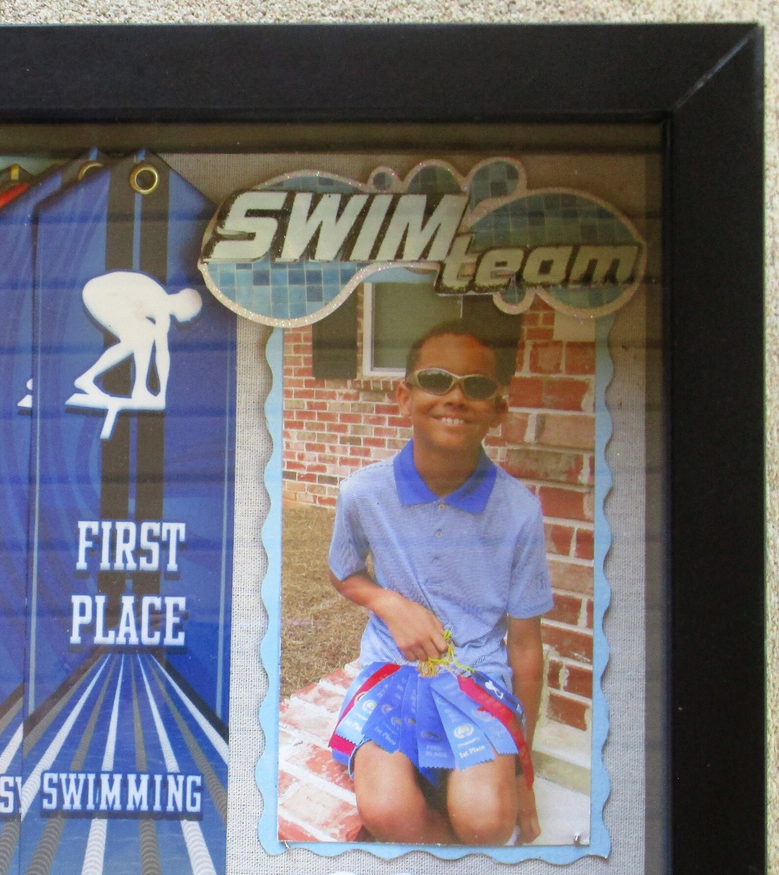 Case for Ribbon Display, Swim Ribbon Display, Athletic Ribbon Display ...