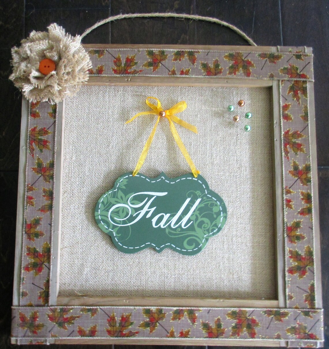 Fall Bulletin Board, Fall Sign, Fall Wall Mounted Bulletin Board, Fall