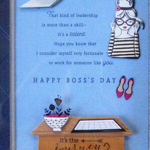 Happy Boss Day, 1 Boss Gift, Boss of the Year Award, Its the Journey not Destination, Gift for Boss, Boss Gift, Office Wall Decor, image 3
