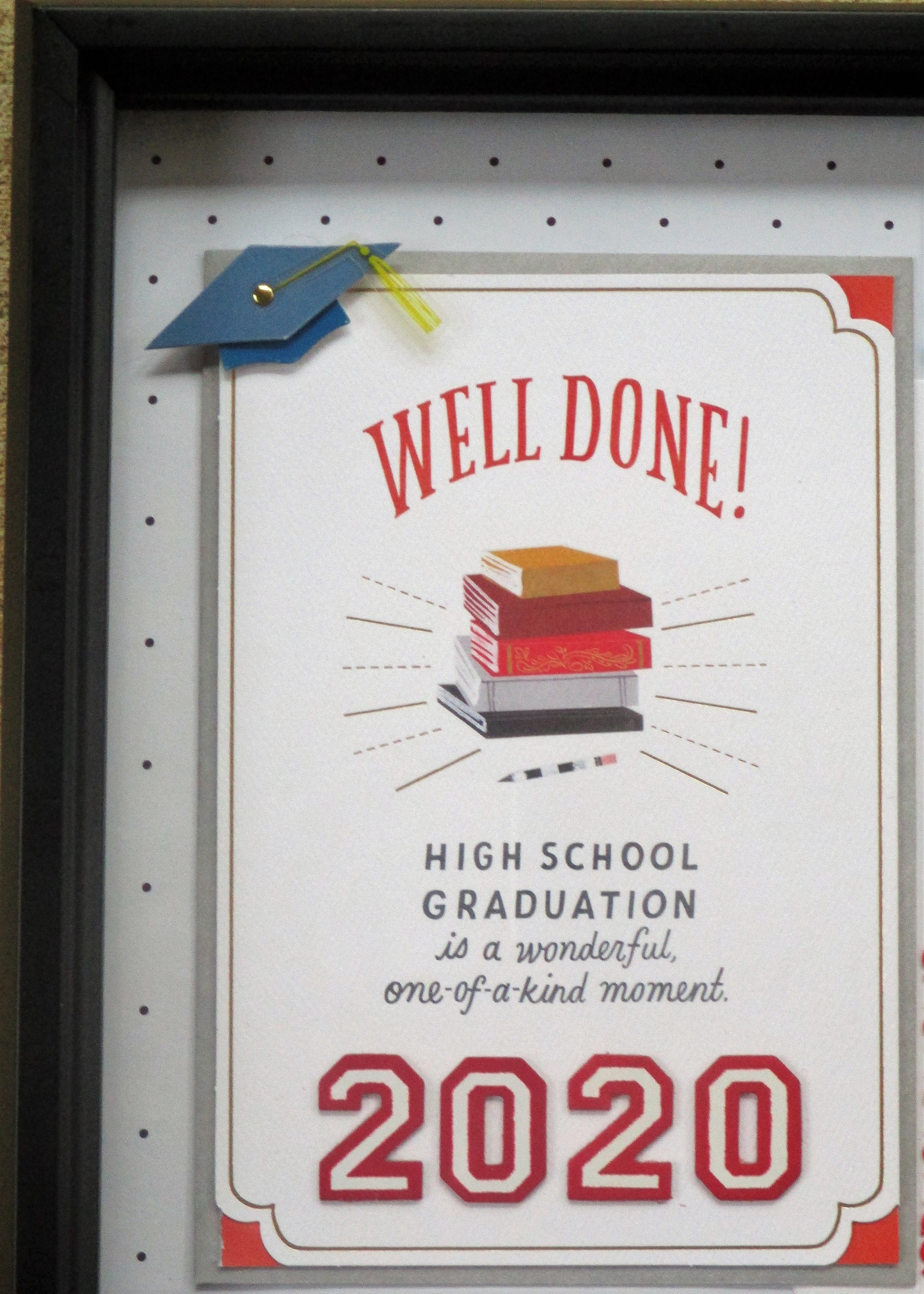 High School Graduate Shadowbox, Graduation Shadowbox, Well Done ...