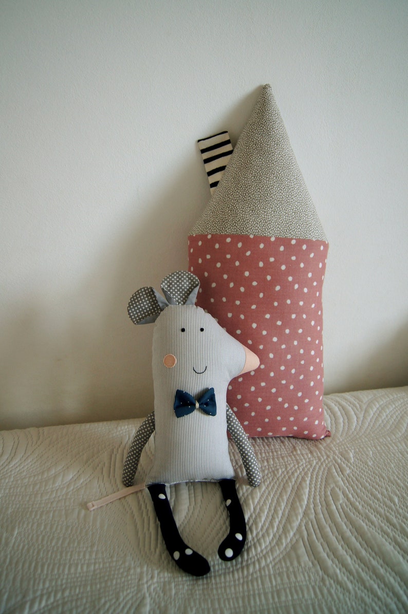 Mouse Stuffed Toys Gift for Kids Nursery Decor Stuffed Animal Etsy