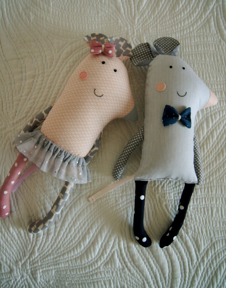 Mouse Stuffed Toys Gift for Kids Nursery Decor Stuffed Animal Etsy