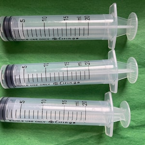5 pc 10ml syringe with blunt 8cm long needle for refill ink CISS and  cartridges