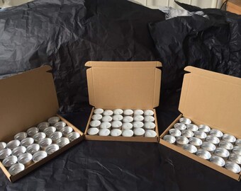 23. 46, 138, 250 , 500 Tealight Candle Moulds. Aluminium. For making tealight candles