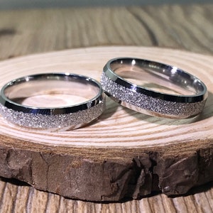 Lesbian wedding rings sets on sale
