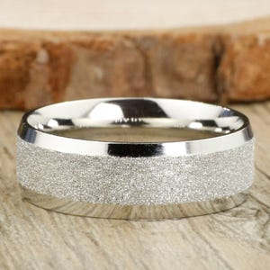 Handmade Wedding Band, Men Ring, Couple Ring, Titanium Ring, Anniversary Ring, Unisex Ring, 8mm