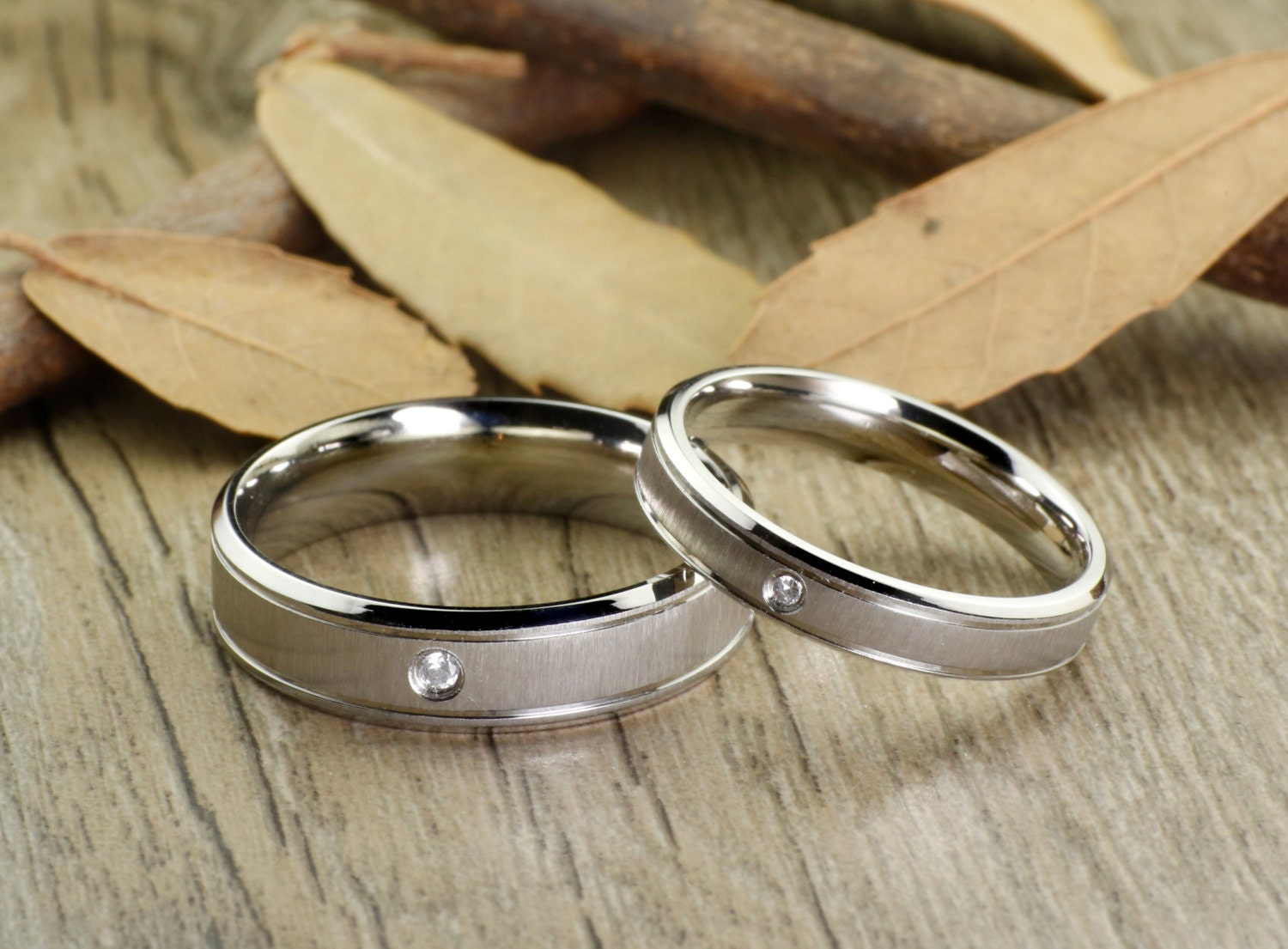 Titanium Couple Ring Etsy Singapore