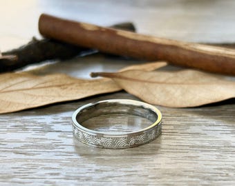 Handmade Wedding Band, Women Ring, Couple Ring, Titanium Ring, Anniversary Ring, Promise Ring, Bridal Ring
