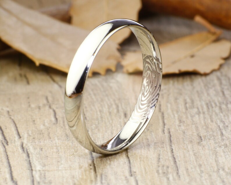 Your Actual Finger Print Rings PROMISE RING Women Ring Etsy