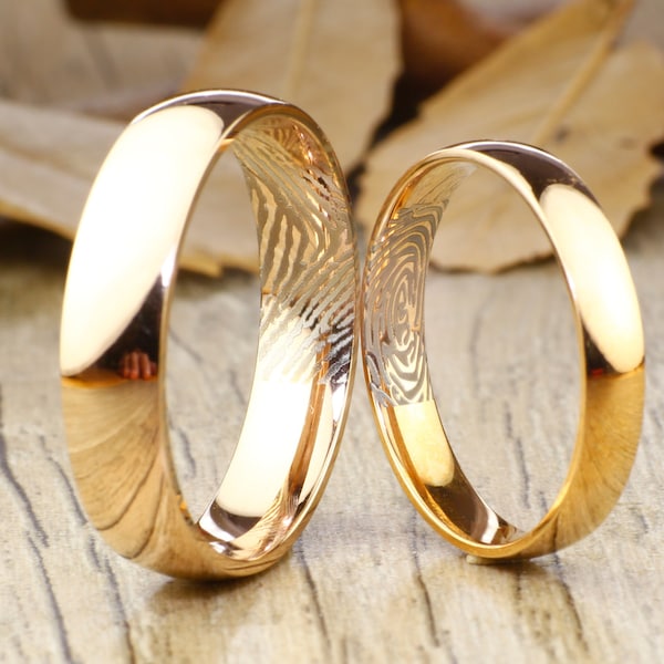 His and Her Promise Rings Etsy