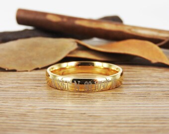 Latitude Longitude Ring, Coordinate Ring, Longitude Latitude, Personalized Ring, Personalized Jewelry,ring coordinates