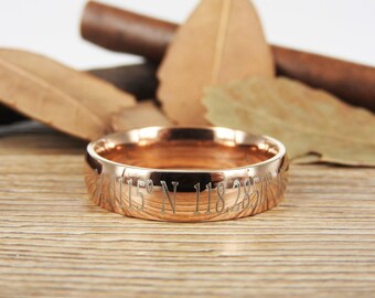 Latitude Longitude Ring, Coordinate Ring, Longitude Latitude, Personalized Ring, Personalized Jewelry,ring coordinates
