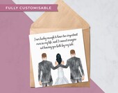 Will You Walk Me Down The Aisle Dad Step Dad Wedding Cards Give Me Away Cards Wedding Cards Greeting Card 362