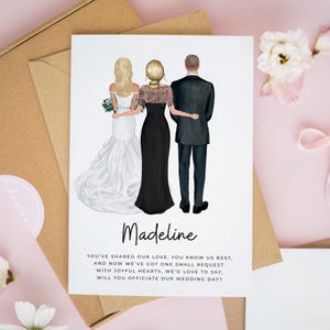Personalised Wedding Officiant Proposal Card, Will You Officiate Our Wedding Card, Celebrant Card, Will You Be our Wedding Celebrant #1009