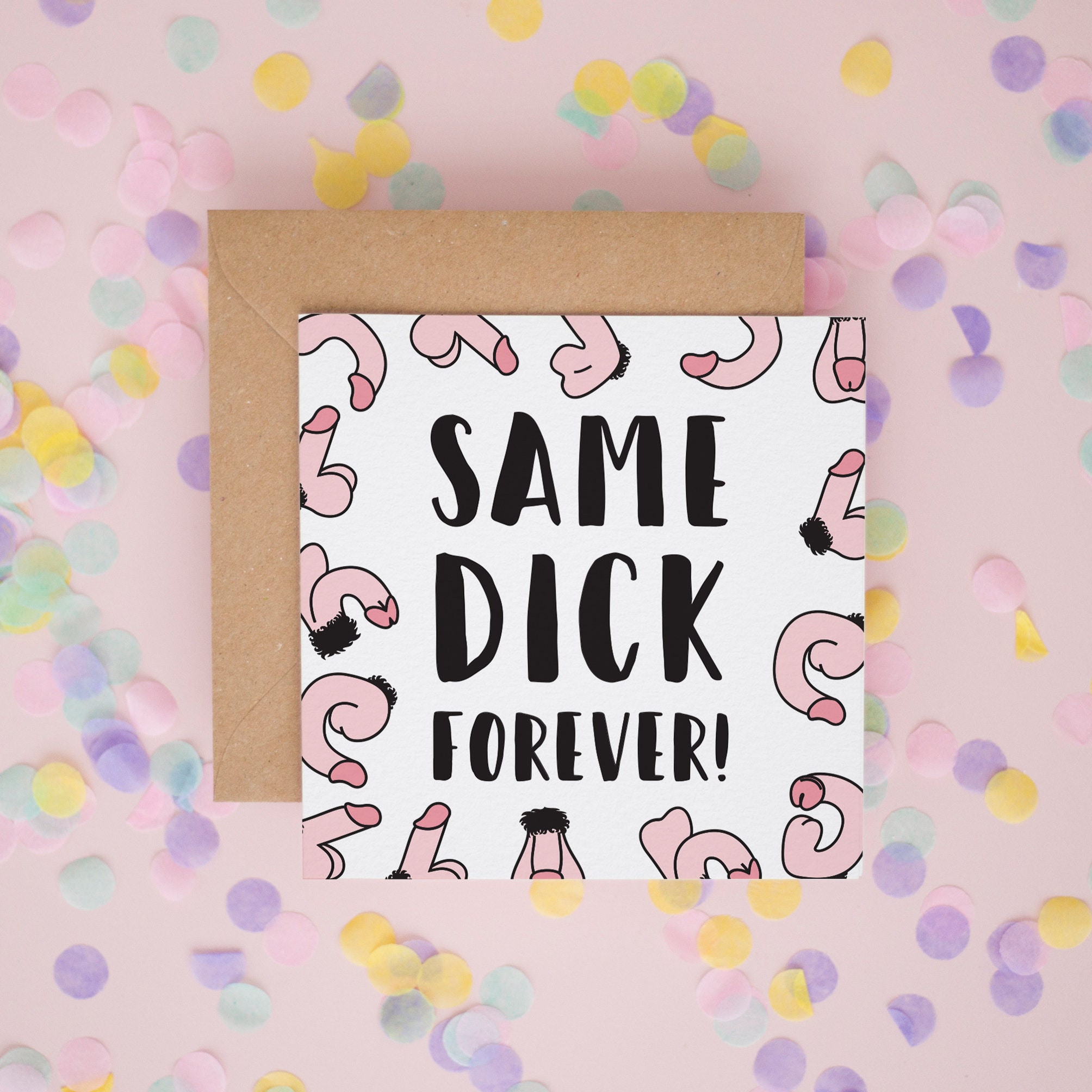 Same Dick Forever Congratulations on Your Engagement Card - Etsy