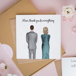 To My Mum On My Wedding Day, Mother Son Card, To My Mother, To My Mom On My Wedding Day, Mum Will You Walk Me Down The Aisle Card #416