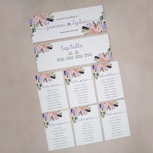 Sitzplan Karten, Eskort Hochzeitskarten, Tischplan Karten, Sitzplan, Tischplan, Platzkarten #DTP-005