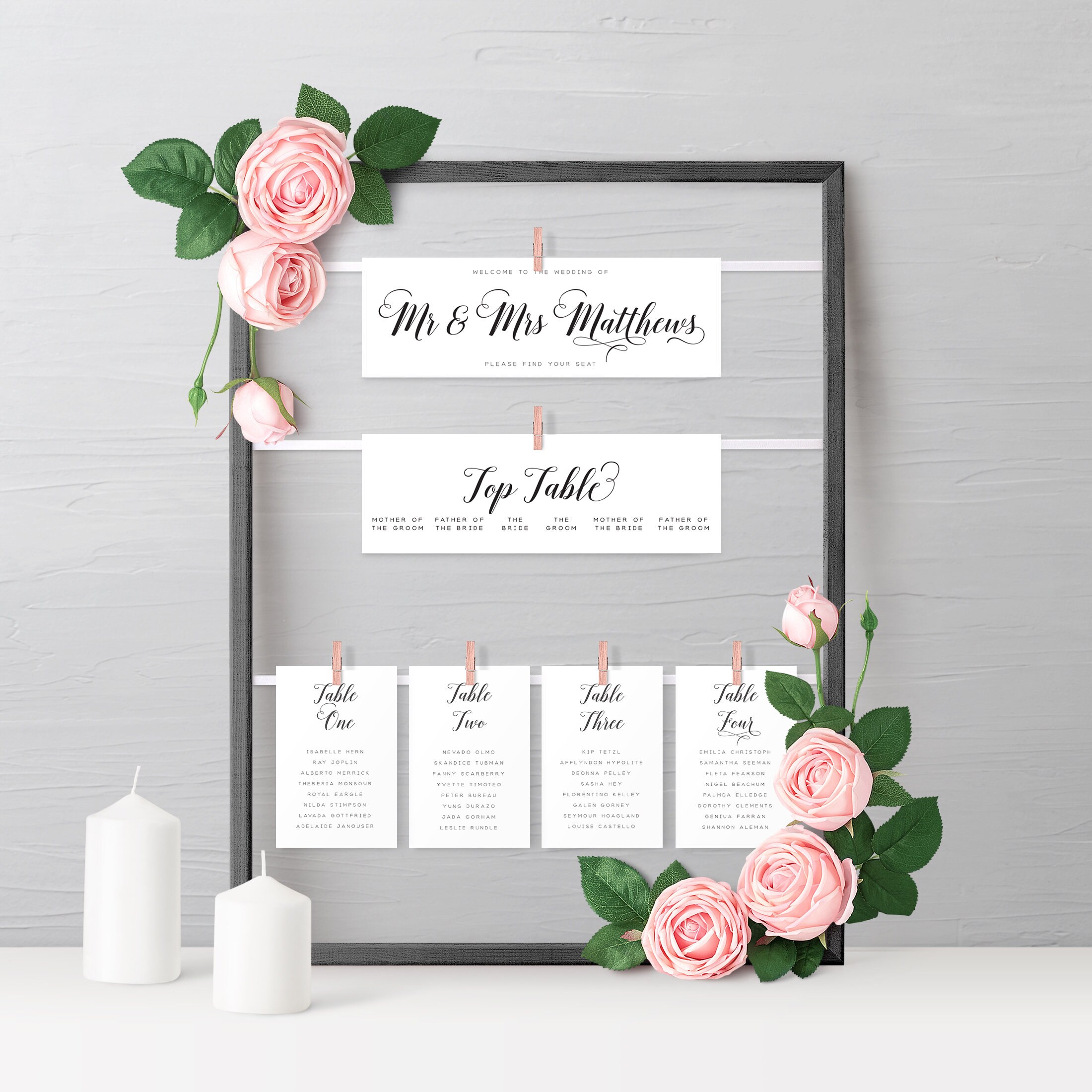 Personalisierte Sitzplan Karten Hochzeit Sitzplan Escort Etsy Osterreich