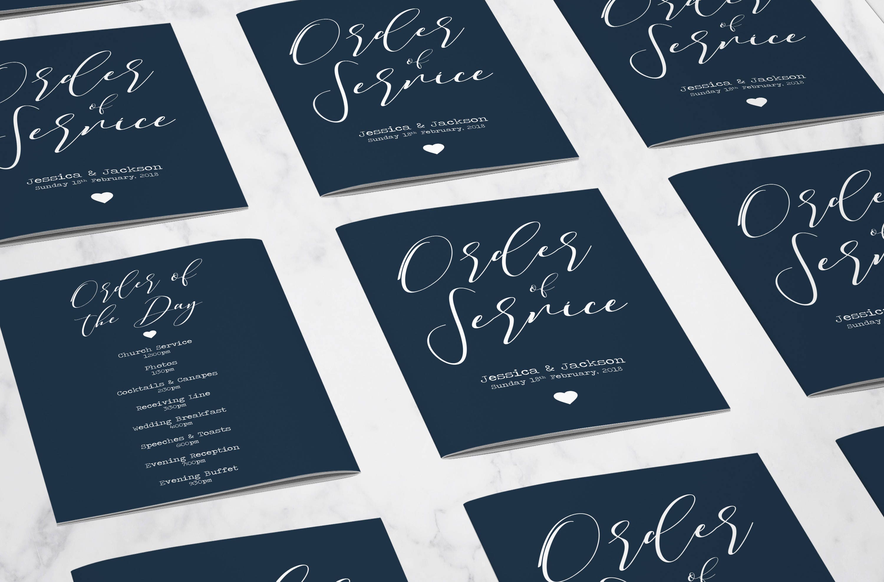 Wedding Order of Service Booklet Church Wedding Booklet - Etsy UK