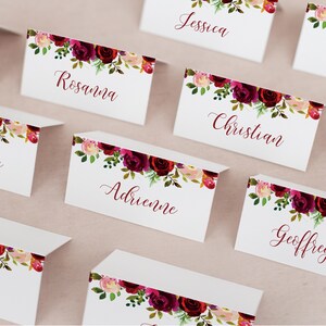 Wedding Place Cards, Personalised Wedding Seating Cards, Wedding Escort Cards, Find Your Seat Cards, Personalised Event Place Cards #WPC-002