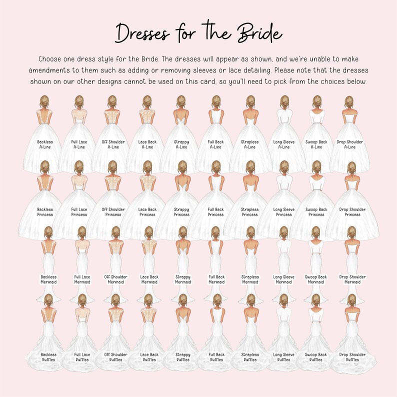 a wedding dress guide for the bride