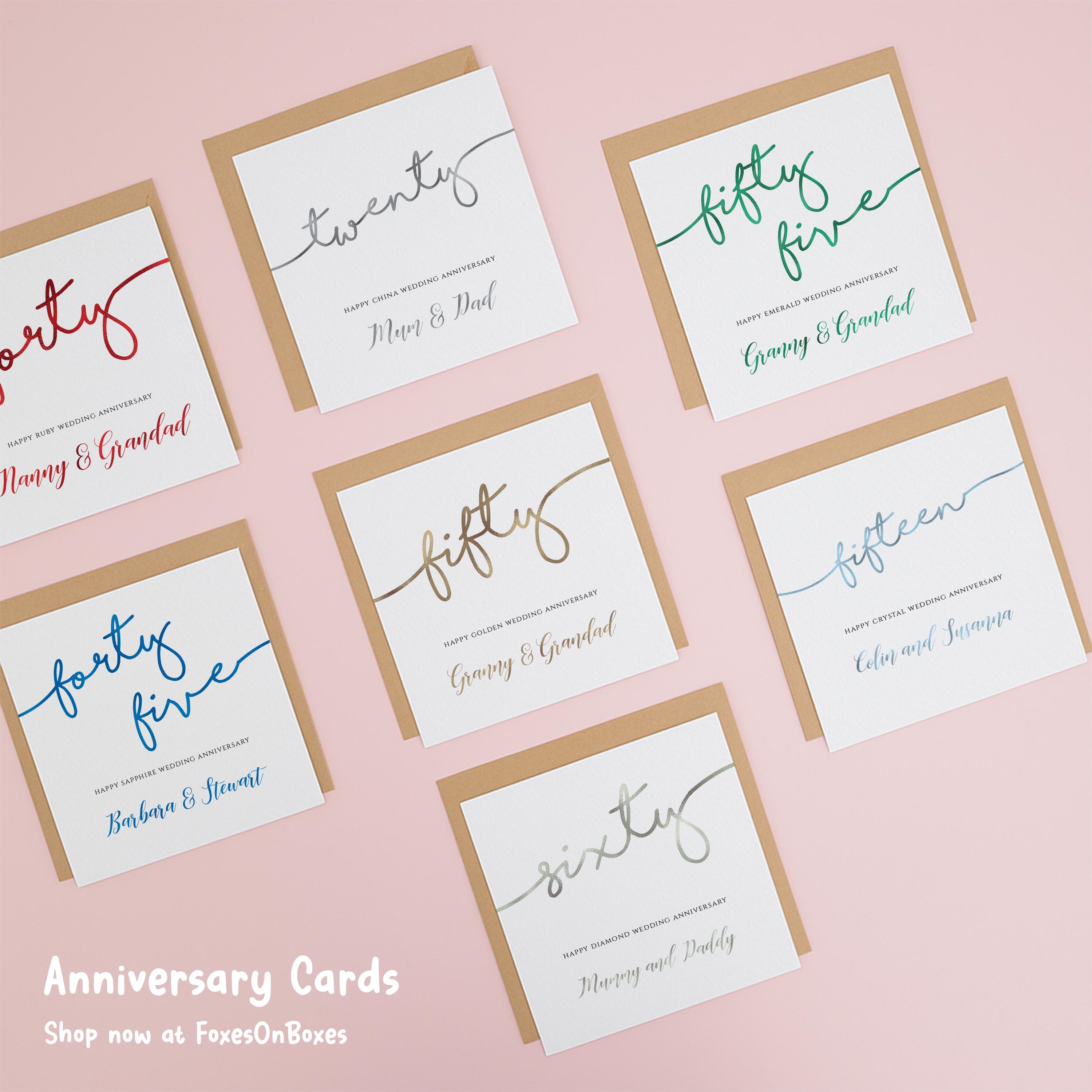 Stuff4 Carte D'anniversaire De Mariage Bleu Saphir Pour Mari
