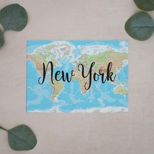Cartes de noms de table de mariage, cartes de numéros de table, cartes de noms de lieux, numéros de table de mariage personnalisés, papeterie de mariage sur le thème du voyage #WTN-015