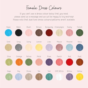 a poster with a bunch of different colors on it