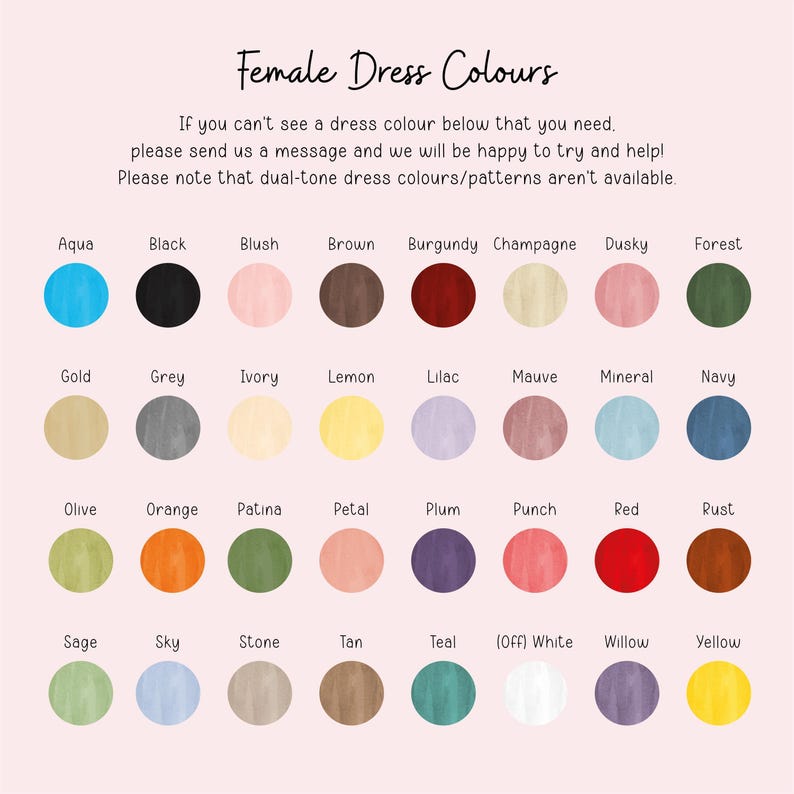 a poster with a bunch of different colors on it