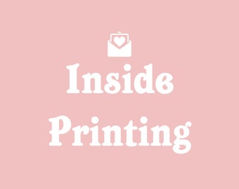 Add On: Printed Message Inside Card