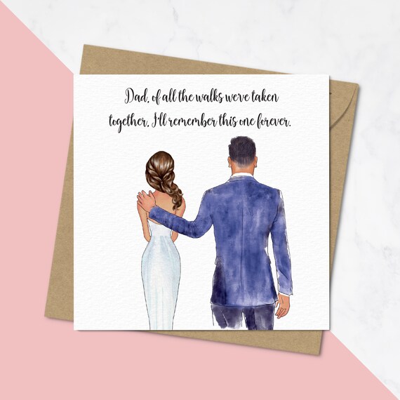 Will You Walk Me Down The Aisle Dad Please Give Me Away Etsy