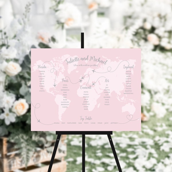 Wedding Table Plan - Etsy