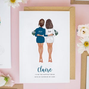 Personalised Bridesmaid Proposal Card, Will You Be My Bridesmaid, Bridesmaid Cards, Thank You Bridesmaid Gift, Bridesmaid Proposal #635