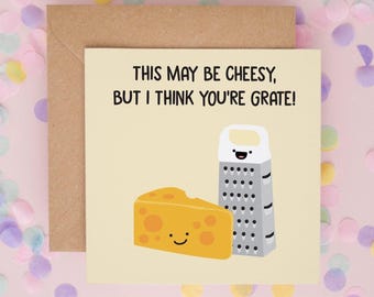 Funny Cheesy Birthday Card: Cheese Lover Greeting Card