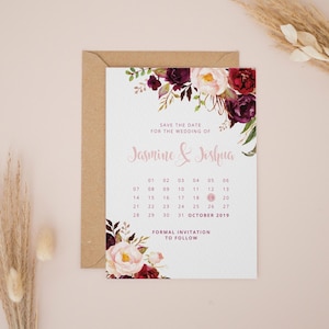 Biglietti Save the Date per matrimonio, Save the Date autunnali, Save the Date, Inviti di nozze, Inviti di nozze personalizzati, Design n. 036