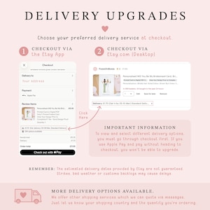 a screenshot of a checkout page for a product on the Etsy App, with a checkout link and a checkout via the Etsy website.