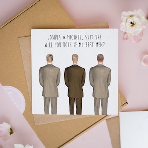 Will You Be My Best Man Card, Best Man Proposal Card, Will You Be My Groomsman, Best Man Gift, Personalised Groomsman Proposal Card 576 image 6