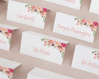 Wedding Place Cards, Personalised Wedding Seating Cards, Wedding Escort Cards, Find Your Seat Cards, Personalised Event Place Cards #WPC-020