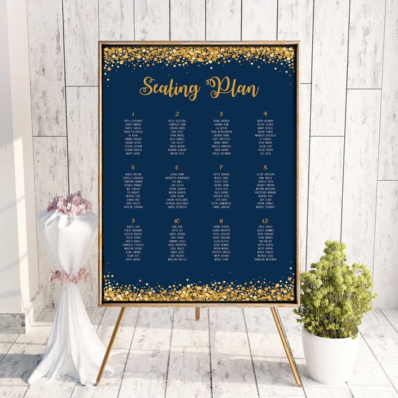 Wedding Seating Chart Foam Board