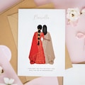 Personalised Indian Bridesmaid Card, Asian Bridesmaid Proposal Card, Indian Wedding Invitations, Will You Be My Bridesmaid Gift #802