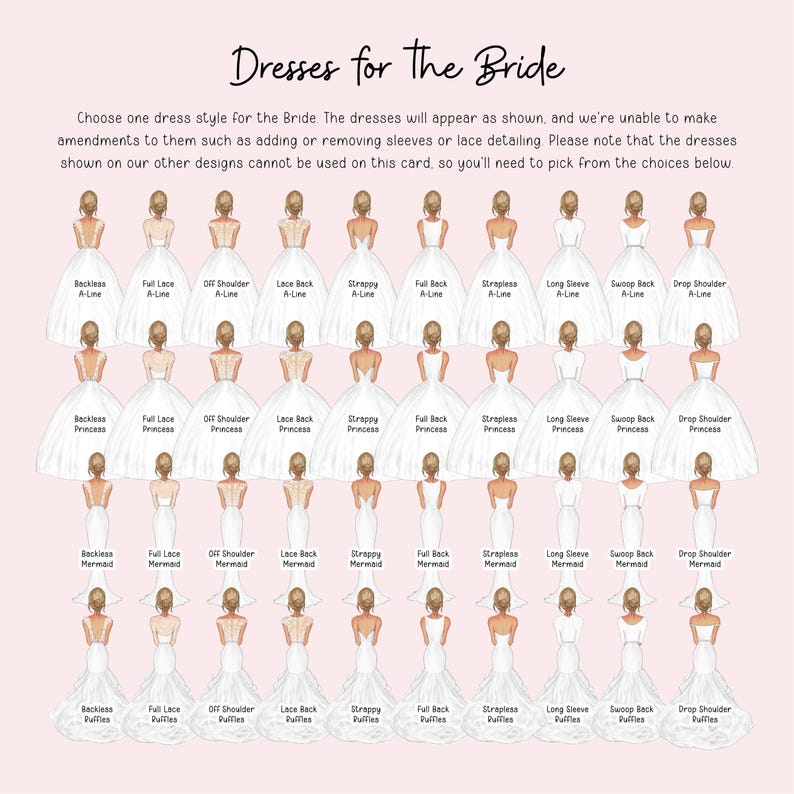 a wedding dress guide for the bride