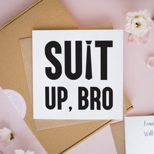 Vista-se, mano, cartão de padrinho, cartões personalizados de padrinho, cartão "Quer ser meu padrinho?", cartões "Seja meu padrinho", pedido de casamento de madrinha nº 327