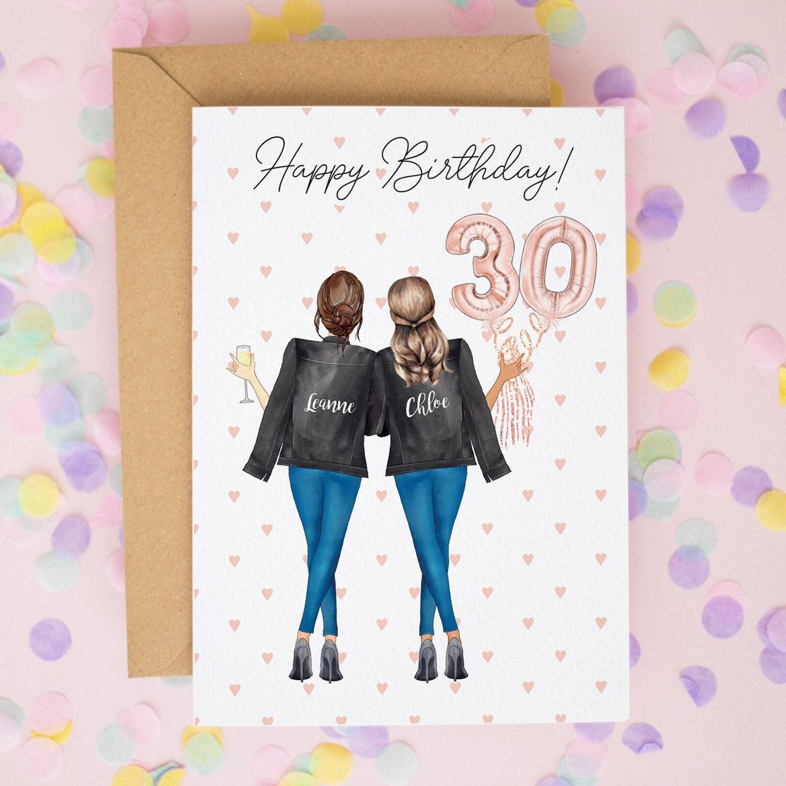 3D-GRUSSKARTE ZUM GEBURTSTAG Glückwunschkarte Freundin Schwester - Handarbeit EUR 4,00 - DE
