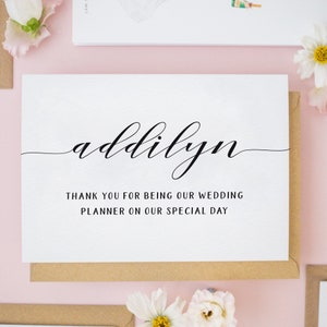 Hochzeit Dankeskarte, Dankeskarte Brautjungfer, Dankeskarte Trauzeuge, Hochzeitskarte Friseur, Hochzeitskarten #597