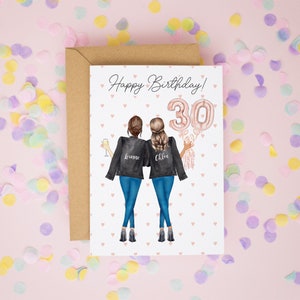 30th Birthday Card, Sister Birthday Card, Best Friend Birthday Card, Thirty Birthday, Friendship Card, 30th Birthday Gift Personalised #615