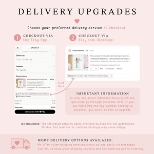 a screenshot of a checkout page for a product on the Etsy App, with a checkout link and a checkout via the Etsy website.