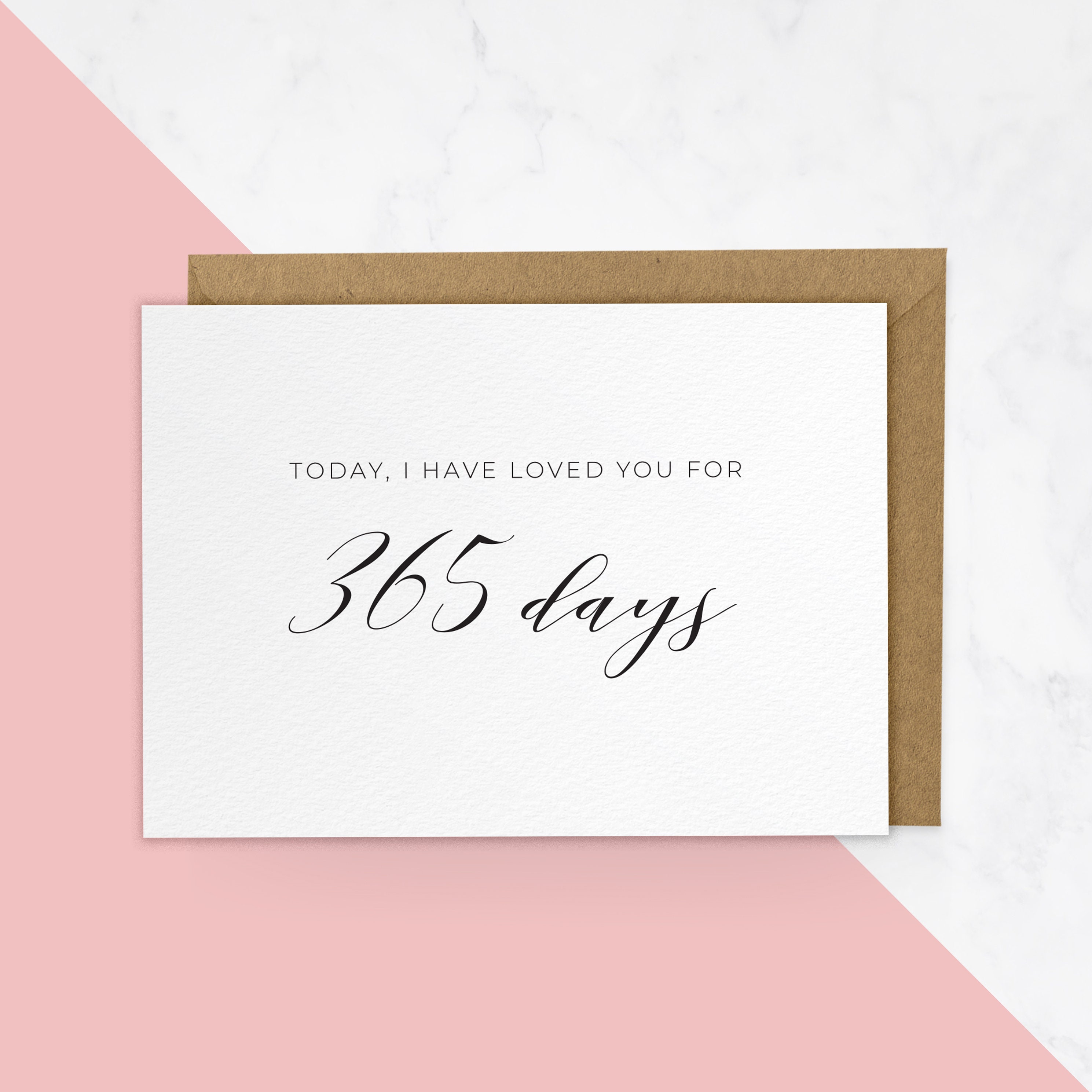 I Have Loved You For 365 Days One Year Anniversary Love Etsy I Have Loved You For 365 Days One Year Anniversary Love Etsy
