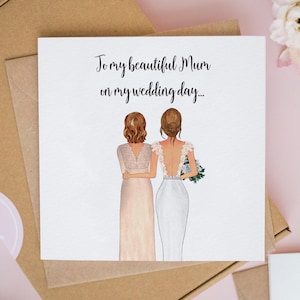 Mum Will You Give Me Away Card, Mother in Law Wedding Cards, Mum Will You Walk Me Down The Aisle, Mom Wedding Card, To My Mom On My Day #358